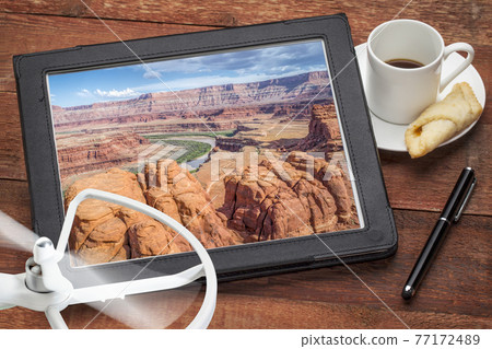 aerial photography concept - Colorado River aerial photography concept - Colorado River 77172489