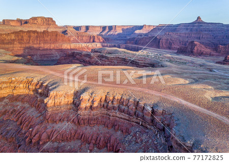 aerial view of Colorado RIver canyon aerial view of Colorado RIver canyon 77172825