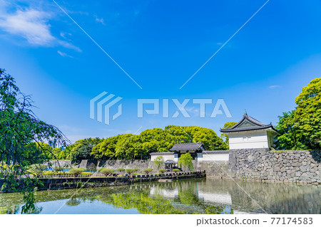 Cityscape of Tokyo Imperial Palace Gaien Edo Castle Ote-mon Cityscape of Tokyo Imperial Palace Gaien Edo Castle Ote-mon 77174583