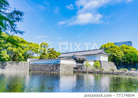 Cityscape of Tokyo Imperial Palace Gaien Edo Castle Ote-mon Cityscape of Tokyo Imperial Palace Gaien Edo Castle Ote-mon 77174604