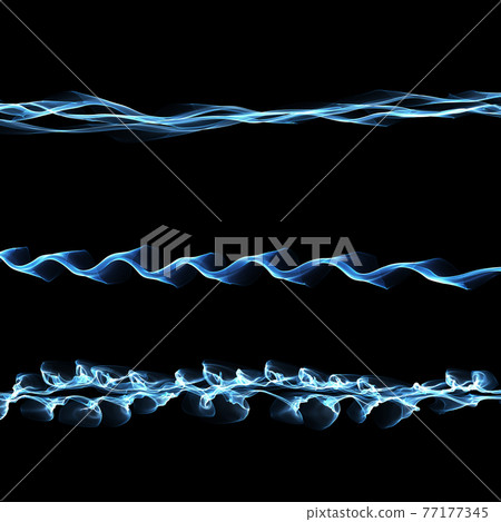 Abstract blue line - Stock Illustration [77177345] - PIXTA