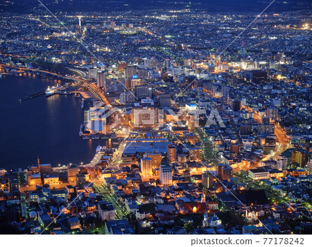 Night view of Hakodate Night view of Hakodate 77178242