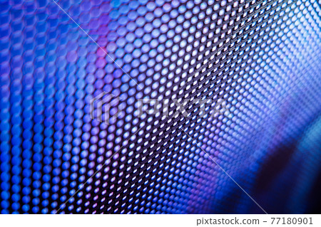CloseUp LED blurred screen. LED soft focus background. abstract background ideal for design. 77180901