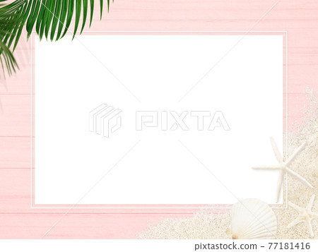 以夏日海灘為靈感的鏡框——有多種變化 以夏日海灘為靈感的鏡框——有多種變化 77181416
