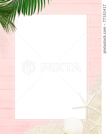 以夏日海灘為靈感的鏡框——有多種變化 以夏日海灘為靈感的鏡框——有多種變化 77181417
