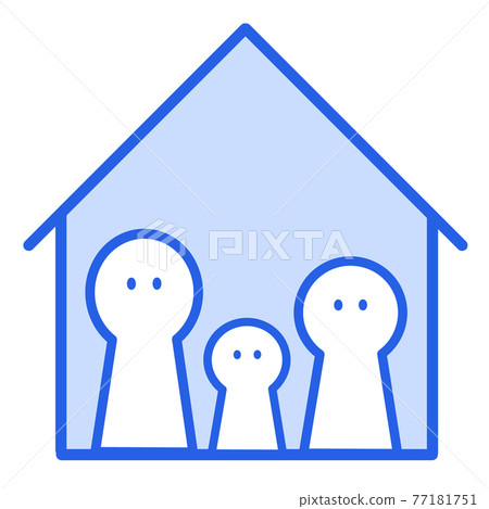 插圖素材:與全家人共度時光 插圖素材:與全家人共度時光 77181751