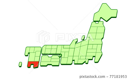 map, map of japan, japan 77181953