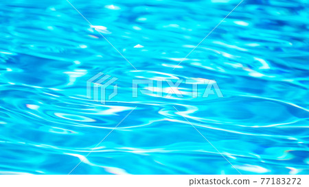 Image of summer-colored resort pool Image of summer-colored resort pool 77183272