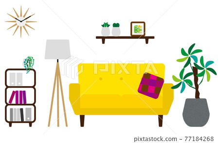 Fashionable living room Fashionable living room 77184268