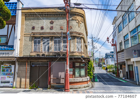 秩父、埼玉市的街景 秩父神社 表參道盤場通周圍的風景 77184607