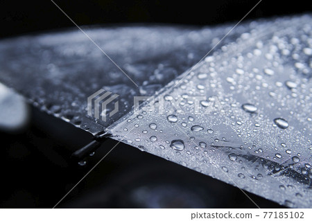 Water drops on the umbrella 1 77185102