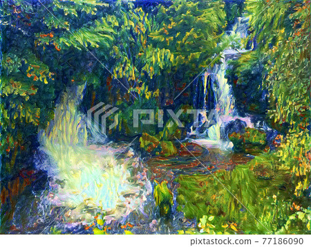 Crown waterfall Crown waterfall 77186090