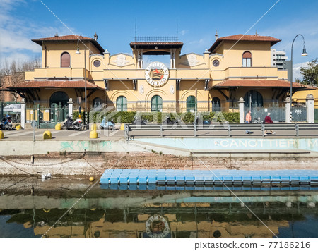 Headquarters of the rowers Milano 77186216