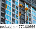 High-rise apartment under construction 77188666