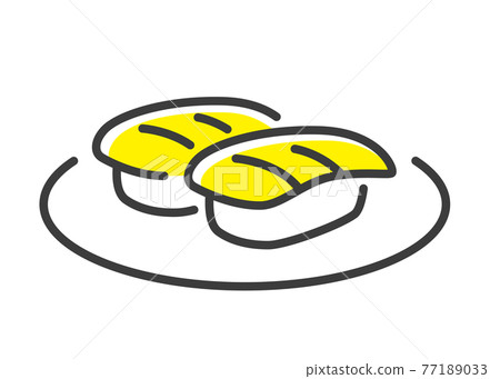 Vector Illustration Material: Sushi, Food Vector Illustration Material: Sushi, Food 77189033