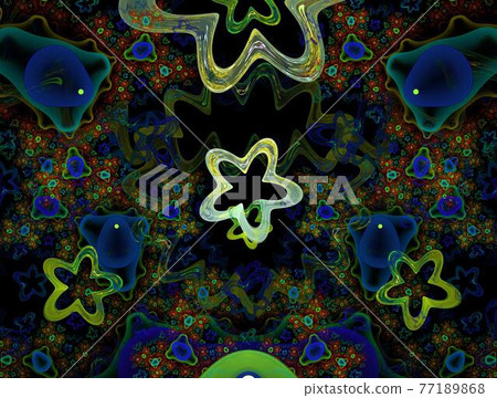 Imaginatory fractal background generated Image Imaginatory fractal background generated Image 77189868