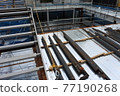 Construction site of a new commercial building 77190268