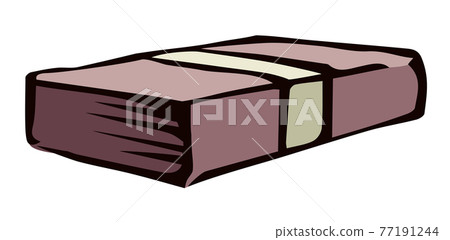 Dollar bill sign. Vector drawing 77191244