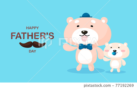 Little Bear celebrates Father's Day with Daddy Bear 77192269