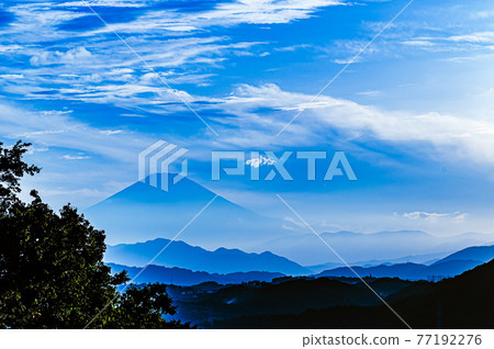 Mt. Fuji seen from Mt. Kobo, Hadano City Mt. Fuji seen from Mt. Kobo, Hadano City 77192276