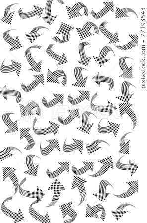 Black and white seamless arrow pattern background - Stock Illustration ...