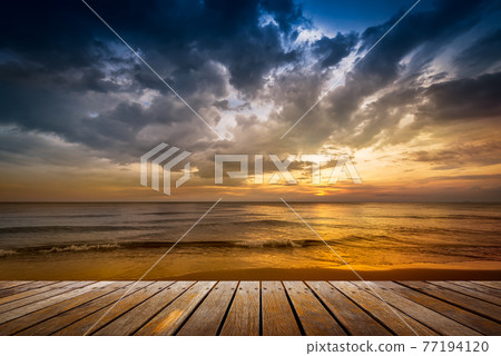 Wooden walkway at beach Wooden walkway at beach 77194120