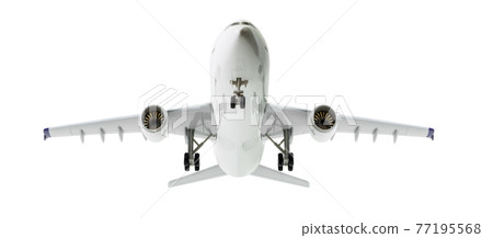 Airplane model isolated Airplane model isolated 77195568
