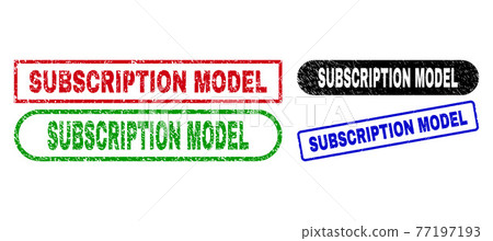 SUBSCRIPTION MODEL Rectangle Watermarks Using Rubber Style SUBSCRIPTION MODEL Rectangle Watermarks Using Rubber Style 77197193