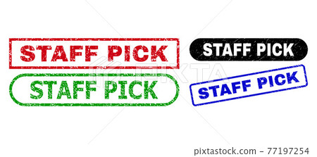 STAFF PICK Rectangle Seals with Unclean Surface - Stock Illustration ...
