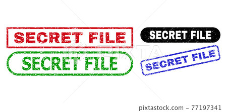 SECRET FILE Rectangle Watermarks Using Scratched Surface SECRET FILE Rectangle Watermarks Using Scratched Surface 77197341