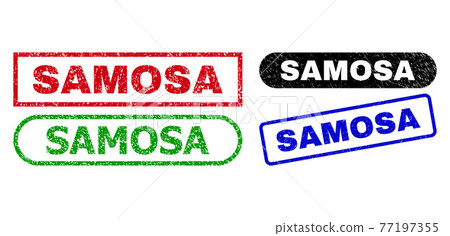 SAMOSA Rectangle Stamp Seals Using Unclean Surface SAMOSA Rectangle Stamp Seals Using Unclean Surface 77197355