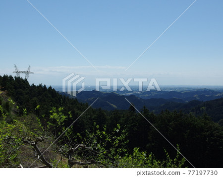 從奧武藏綠線眺望關東平原 從奧武藏綠線眺望關東平原 77197730