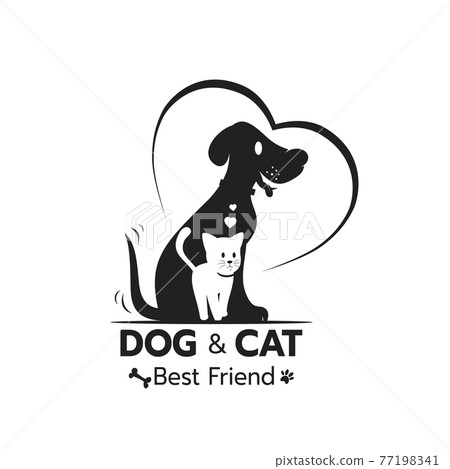 Logo Cat and dog Logo Cat and dog 77198341