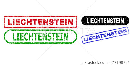 LIECHTENSTEIN Rectangle Watermarks with Rubber Style LIECHTENSTEIN Rectangle Watermarks with Rubber Style 77198765