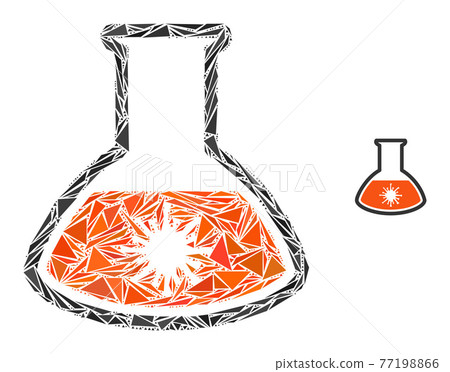 Triangle Mosaic Virus Analysis Retort Icon Triangle Mosaic Virus Analysis Retort Icon 77198866