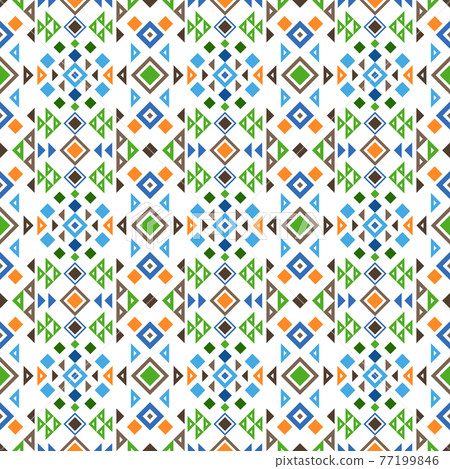 Geometric mosaic pattern Geometric mosaic pattern 77199846