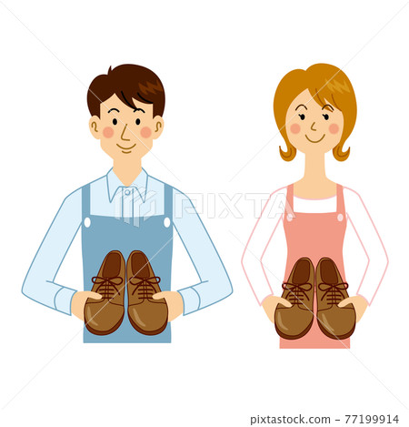 Men and women who enjoy making shoes 77199914