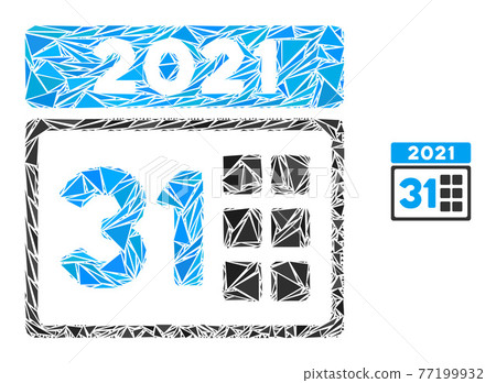 Triangle Mosaic 2021 Last Day Icon Triangle Mosaic 2021 Last Day Icon 77199932