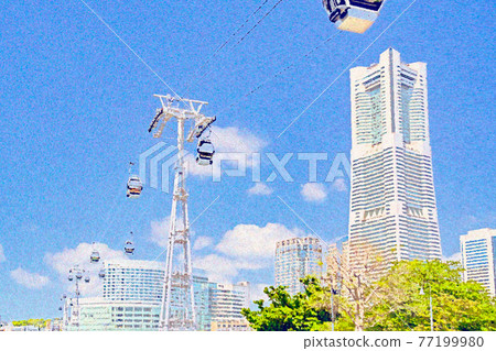 [Kanagawa Prefecture] Minato Mirai Urban Ropeway in fine weather 77199980