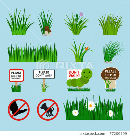 Lawn signs set for garden Lawn signs set for garden 77200399