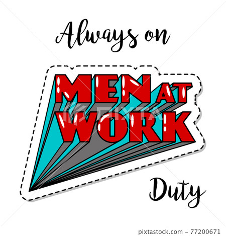 Fashion patch element with quote Fashion patch element with quote 77200671