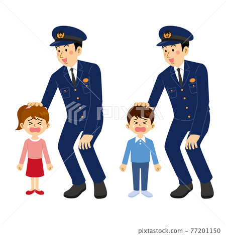 Police officer to heal a lost child 77201150