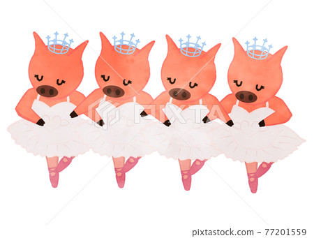 Dance pig version of 4 swans 77201559