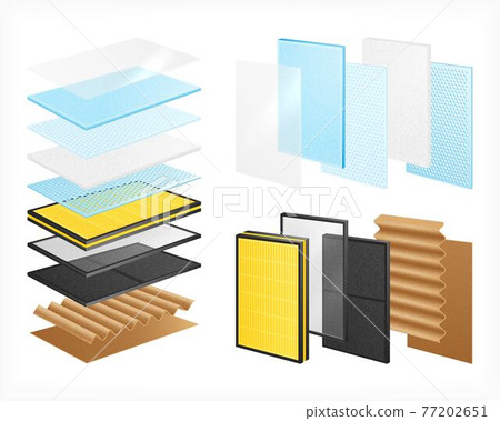 Laminated Materials Realistic Set 77202651