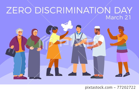 Zero Discrimination People Card 77202722