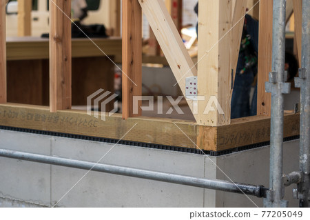 Base injection material wooden house 77205049