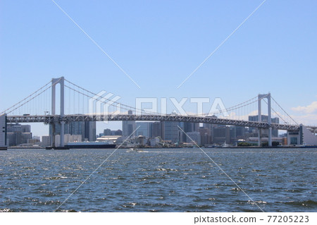 Sunny rainbow bridge Tokyo 77205223