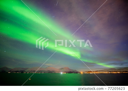 在全景中看到的極光世界 77205623