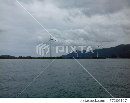 Alternative sources of electricity. Large wind farms Alternative sources of electricity. Large wind farms 77206127