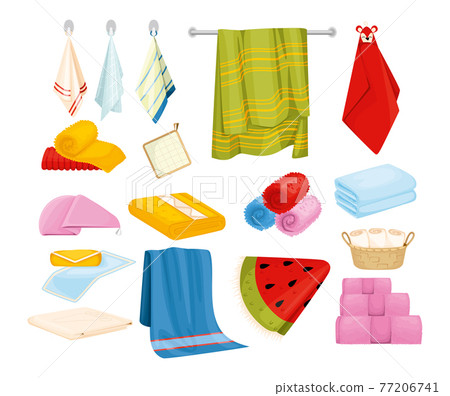 Bath Kitchen Towel Set 77206741